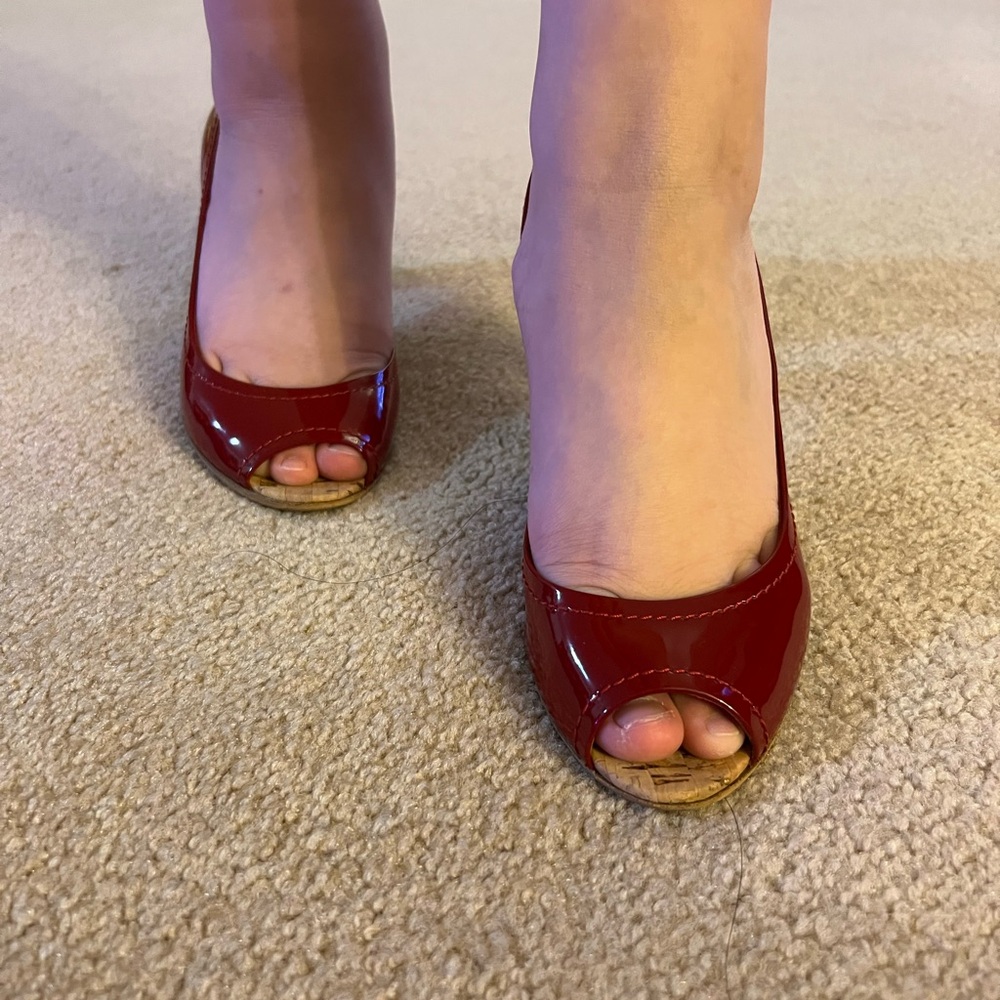 Celine Pumps Patent Leather in Red color - Picture 14 of 16